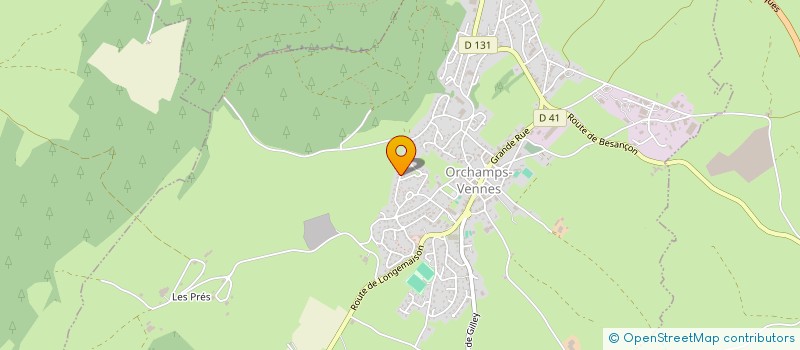 localisation de l'entreprise TREHOREL IMMO  ORCHAMPS-VENNES