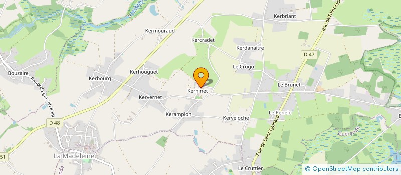 localisation de l'entreprise TREHUDIC ANTHONY SARL  SAINT-LYPHARD