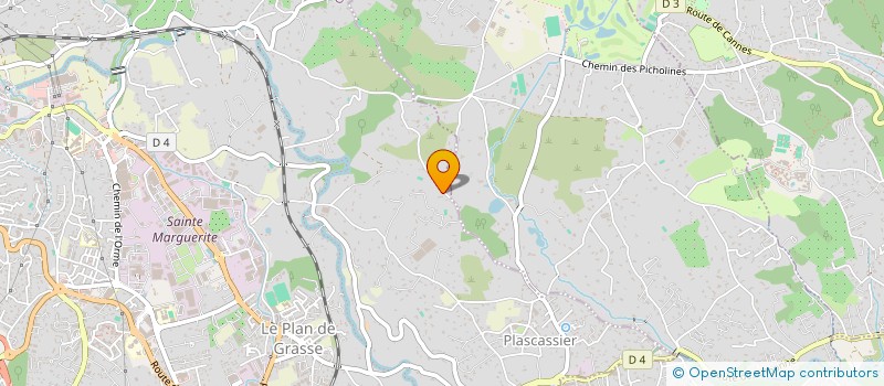 localisation de l'entreprise TREIBER à GRASSE