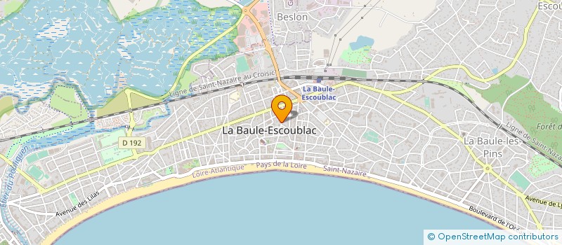 localisation de l'entreprise TREILLARD ET ASSOCIES, NOTAIRES à LA BAULE-ESCOUBLAC