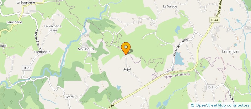 localisation de l'entreprise TREILLE TP  SAINT-GERMAIN-LES-VERGNES