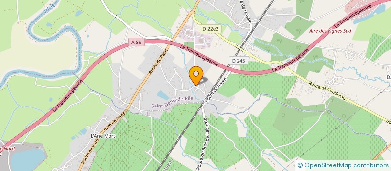 localisation de l'entreprise TREILLIE ET FILS  SAINT-DENIS-DE-PILE