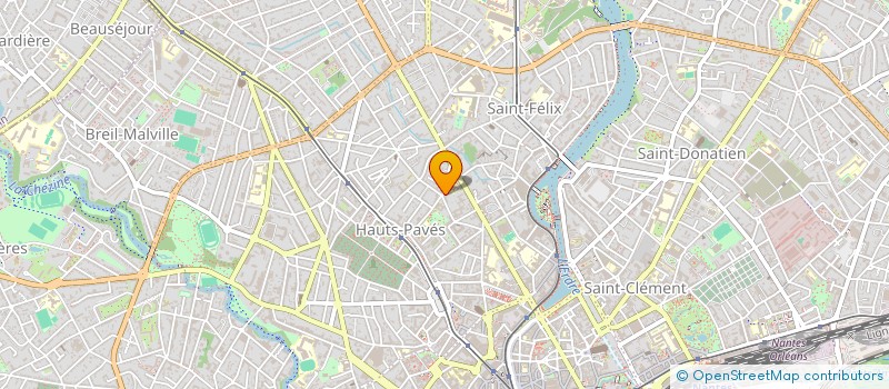 localisation de l'entreprise TREILLIERES SANTE IMMO à NANTES