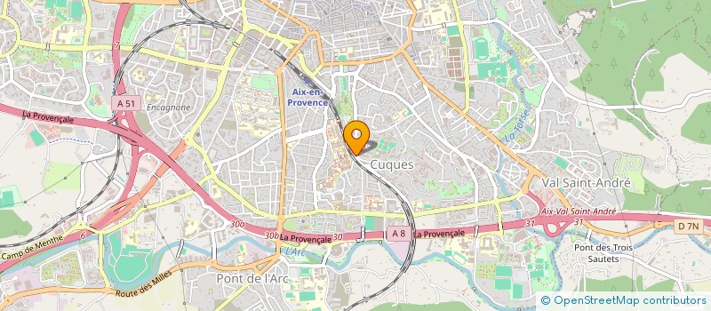 localisation de l'entreprise TREILLON  AIX-EN-PROVENCE
