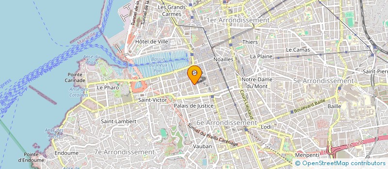 localisation de l'entreprise TREIMA à MARSEILLE
