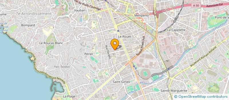 localisation de l'entreprise TREINAMENTO  MARSEILLE