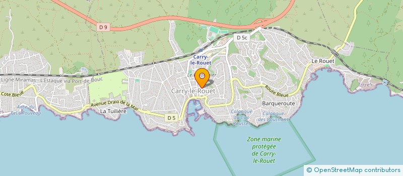 localisation de l'entreprise TREIZE 600 VINS à CARRY-LE-ROUET