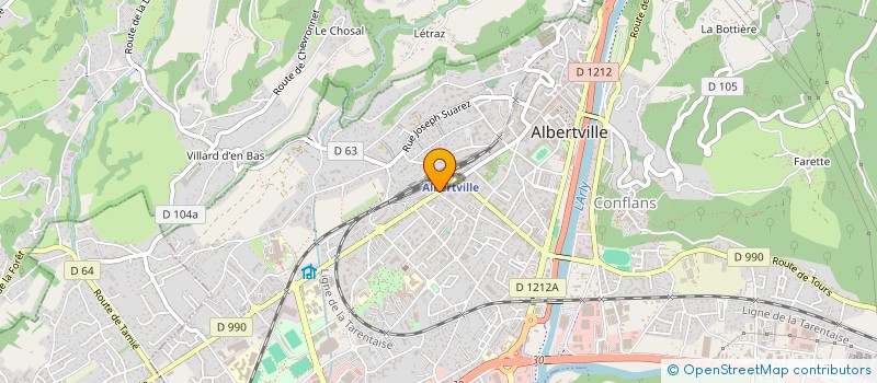 localisation de l'entreprise TREIZE  FRONTENEX