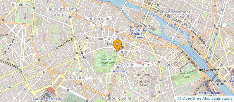 localisation de l'entreprise TREIZE  PARIS