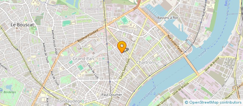 localisation de l'entreprise TREIZE à BORDEAUX