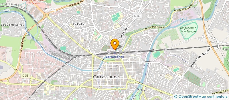 localisation de l'entreprise TREIZE AUDOIS  CARCASSONNE