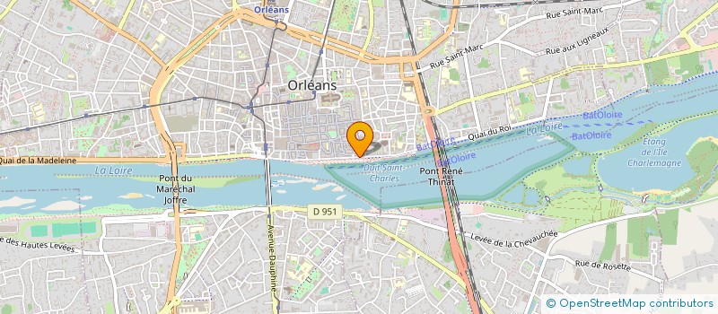 localisation de l'entreprise TREIZE D  ORLEANS