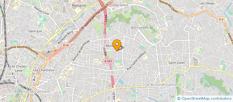 localisation de l'entreprise TREIZE DESIGN à MARSEILLE