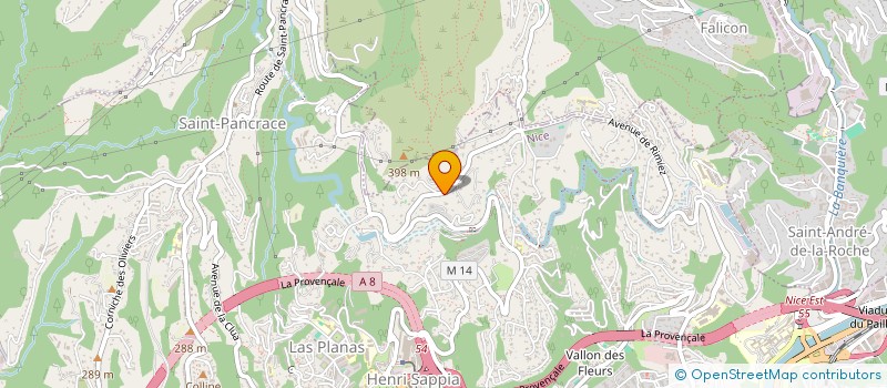 localisation de l'entreprise TREIZE DIX-NEUF  NICE