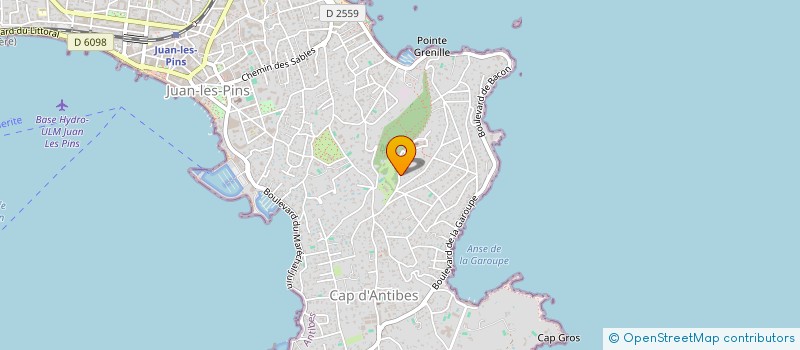 localisation de l'entreprise TREIZE ETOILES à ANTIBES