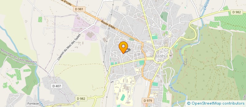 localisation de l'entreprise TREIZE'OR DES TI'LIONS à UZES