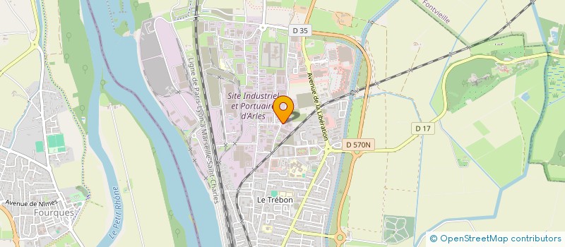 localisation de l'entreprise TREIZE POINT DEUX à ARLES
