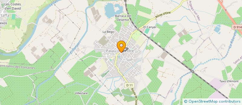 localisation de l'entreprise TREIZE-QUINZE  PALAU-DEL-VIDRE