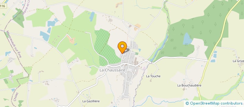 localisation de l'entreprise TREIZE VENTS à MONTREVAULT-SUR-EVRE