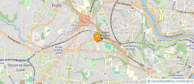 localisation de l'entreprise TREIZIEME LUNE  LYON