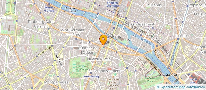 localisation de l'entreprise TREK ON LINE à PARIS