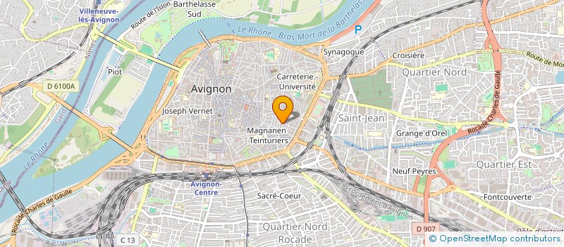 localisation de l'entreprise TREKKING BIKE à AVIGNON