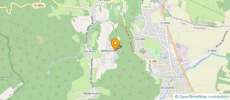 localisation de l'entreprise TREKKING NORWAY à CHAPAREILLAN