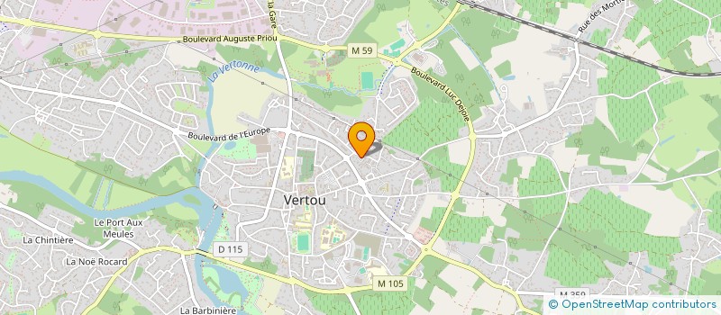 localisation de l'entreprise TREKKING RH à VERTOU