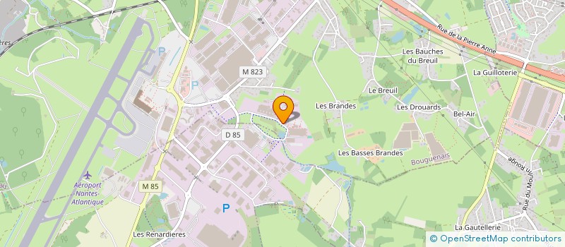 localisation de l'entreprise TREKTOR. IA à BOUGUENAIS