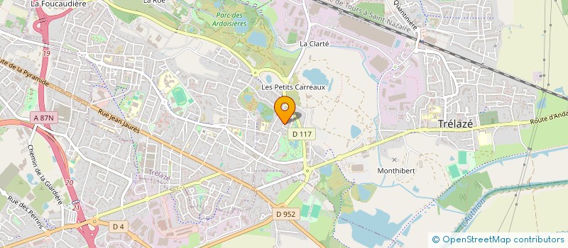 localisation de l'entreprise TRELAZE HANDBALL  TRELAZE