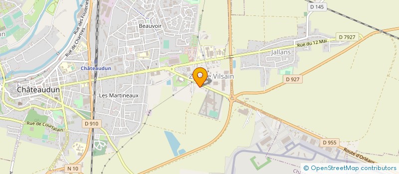 localisation de l'entreprise TRELEC à CHATEAUDUN