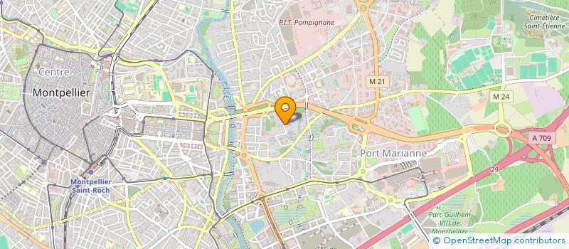 localisation de l'entreprise TRELIA  MONTPELLIER