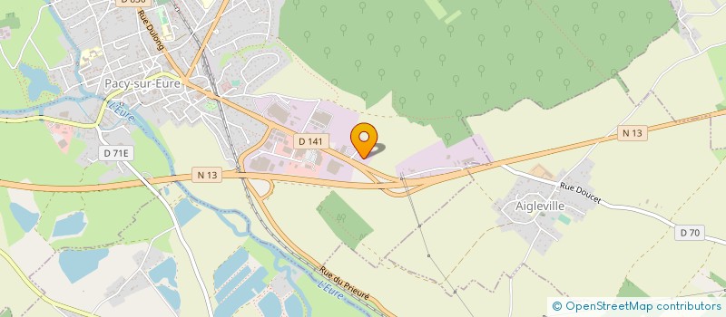 localisation de l'entreprise TRELLEBORG SEALING SOLUTIONS PACY-SUR-EURE PROPERTIES S.A.S.  PACY-SUR-EURE