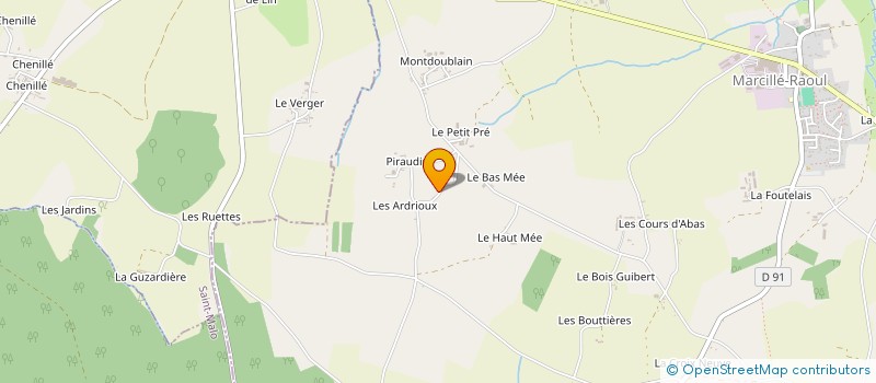 localisation de l'entreprise TRELMEE  MARCILLE-RAOUL