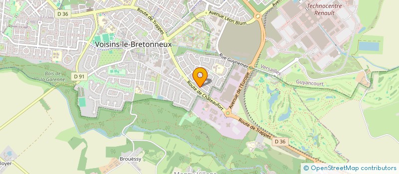 localisation de l'entreprise TRELUS 83  VOISINS-LE-BRETONNEUX