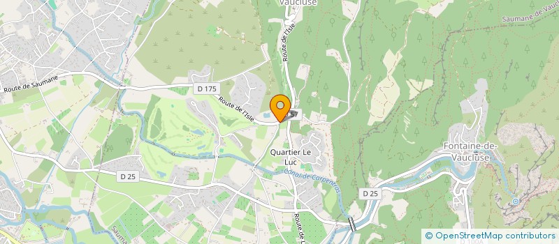 localisation de l'entreprise TRELUS à SAUMANE-DE-VAUCLUSE