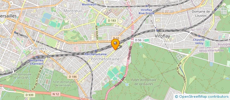 localisation de l'entreprise TRELUT MDA à VERSAILLES
