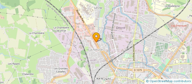 localisation de l'entreprise TREM'S FIT VIRIAT à VIRIAT