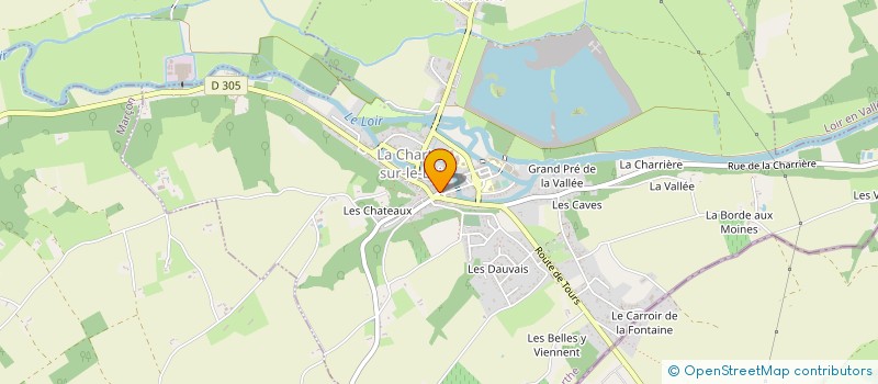 localisation de l'entreprise TREMA à LA CHARTRE-SUR-LE-LOIR