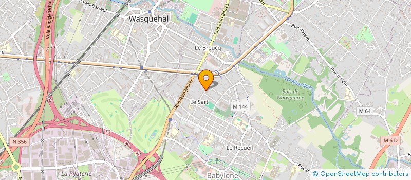 localisation de l'entreprise TREMA à MARCQ-EN-BARŒUL