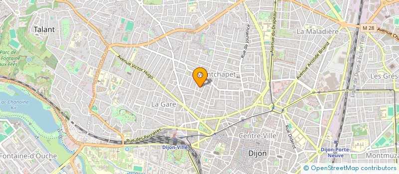 localisation de l'entreprise TREMA à DIJON