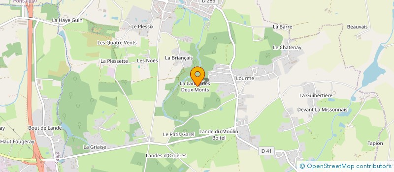 localisation de l'entreprise TREMA CONSULTANT à ORGERES