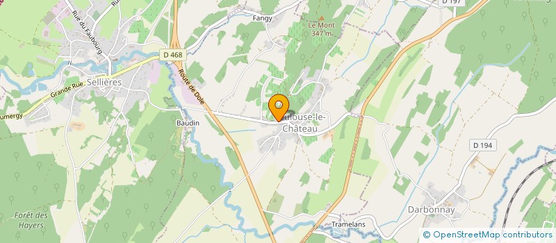 localisation de l'entreprise TREMA-DIESE  TOULOUSE-LE-CHATEAU