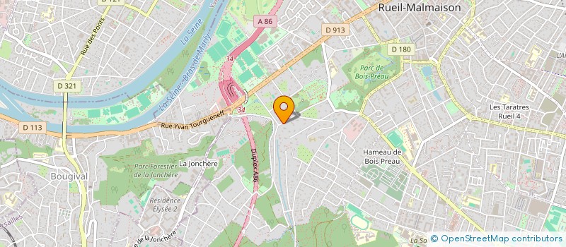 localisation de l'entreprise TREMA INVEST à RUEIL-MALMAISON