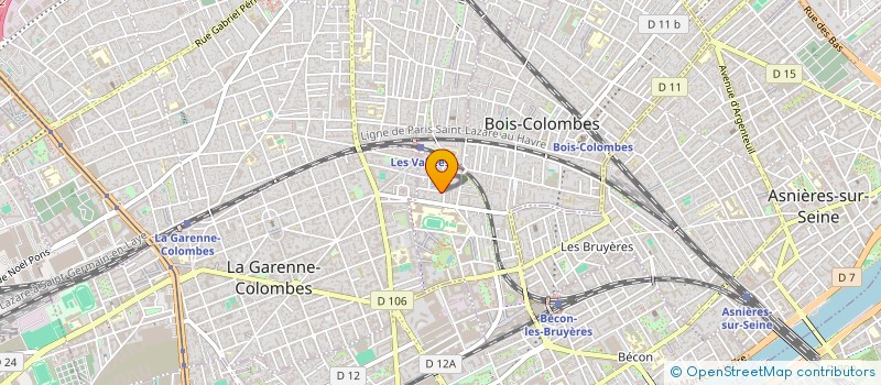 localisation de l'entreprise TREMA LINGUA à BOIS-COLOMBES