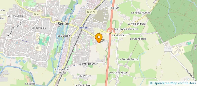 localisation de l'entreprise TREMA PRODUCTION  BETTON