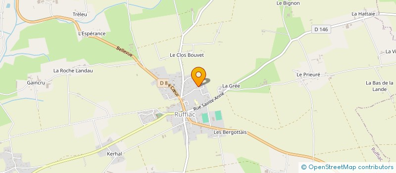 localisation de l'entreprise TREMAEL  RUFFIAC