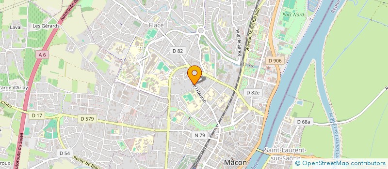 localisation de l'entreprise TREMART à MACON