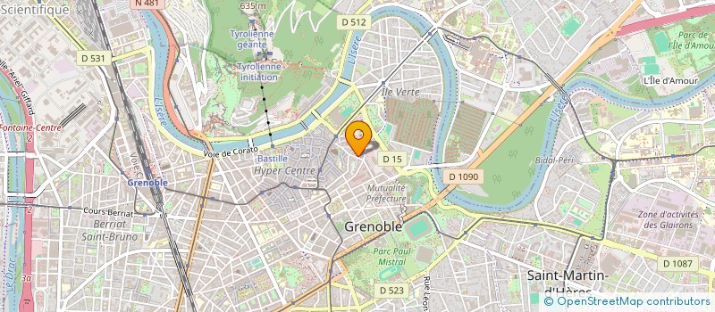 localisation de l'entreprise TREMAS  GRENOBLE