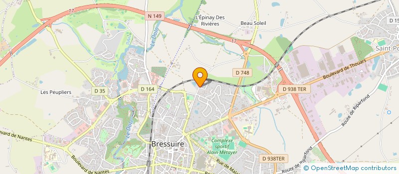 localisation de l'entreprise TREMBLAIS AVENIR  BRESSUIRE